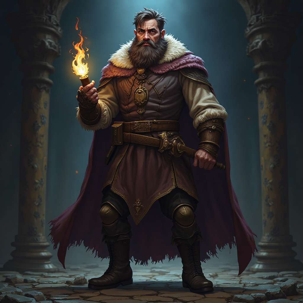 Stocky Male Cleric
