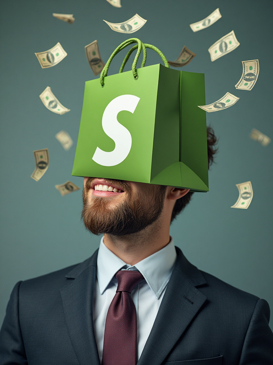 Shopify Logo Businessman