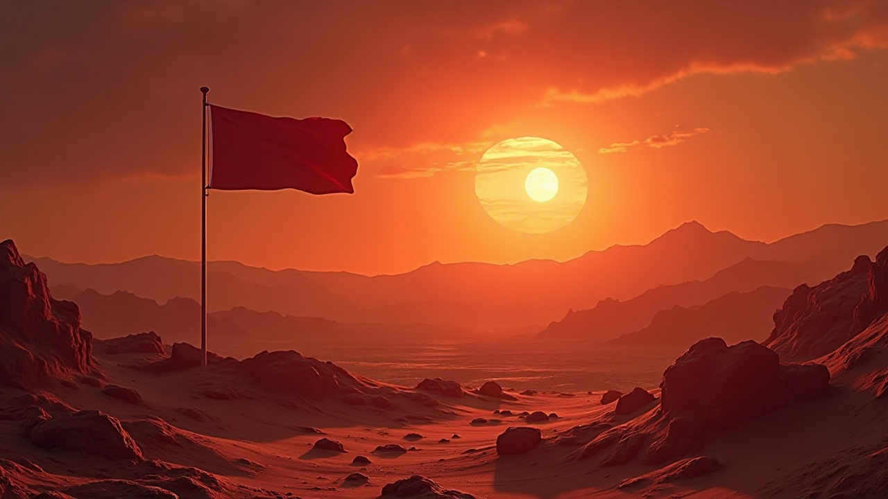 Mars Sunset
