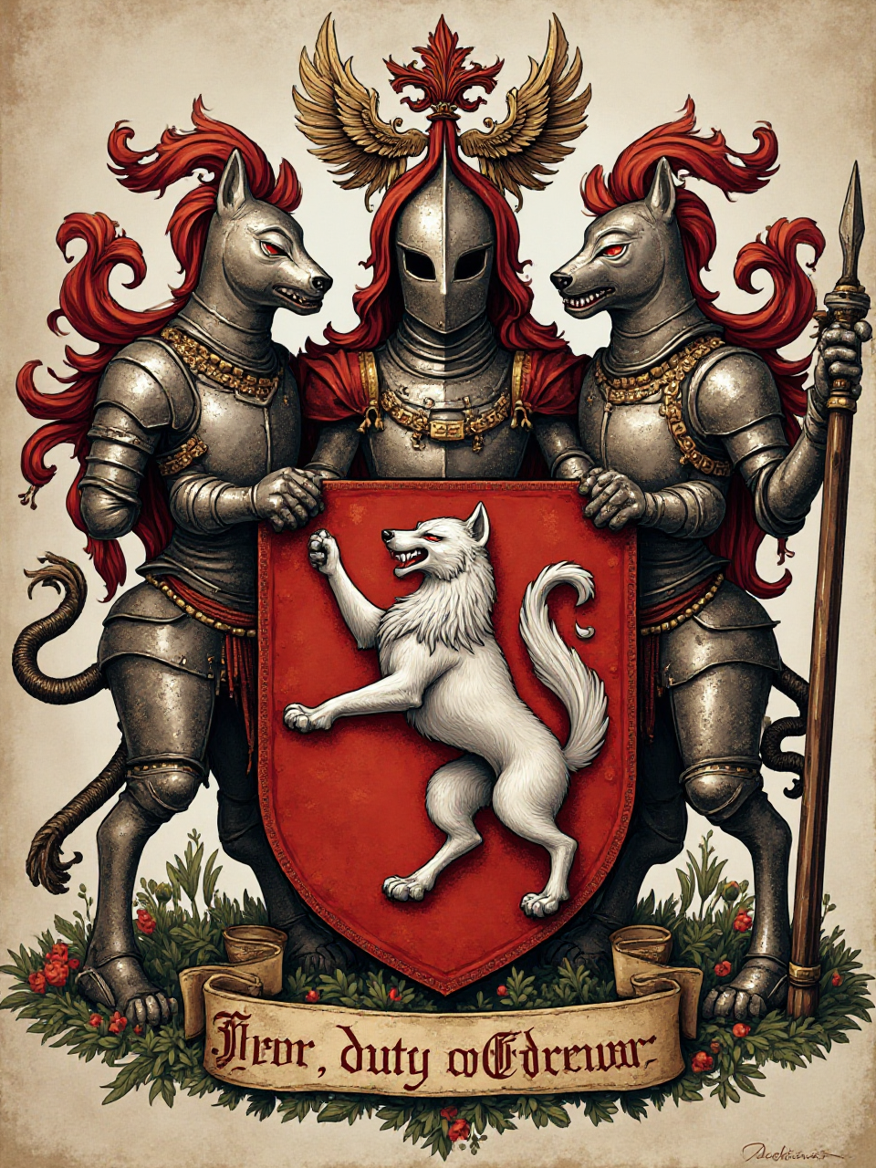 Wolf Coat of Arms