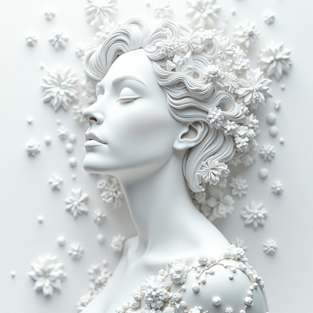 3D Snowflake Sculpture