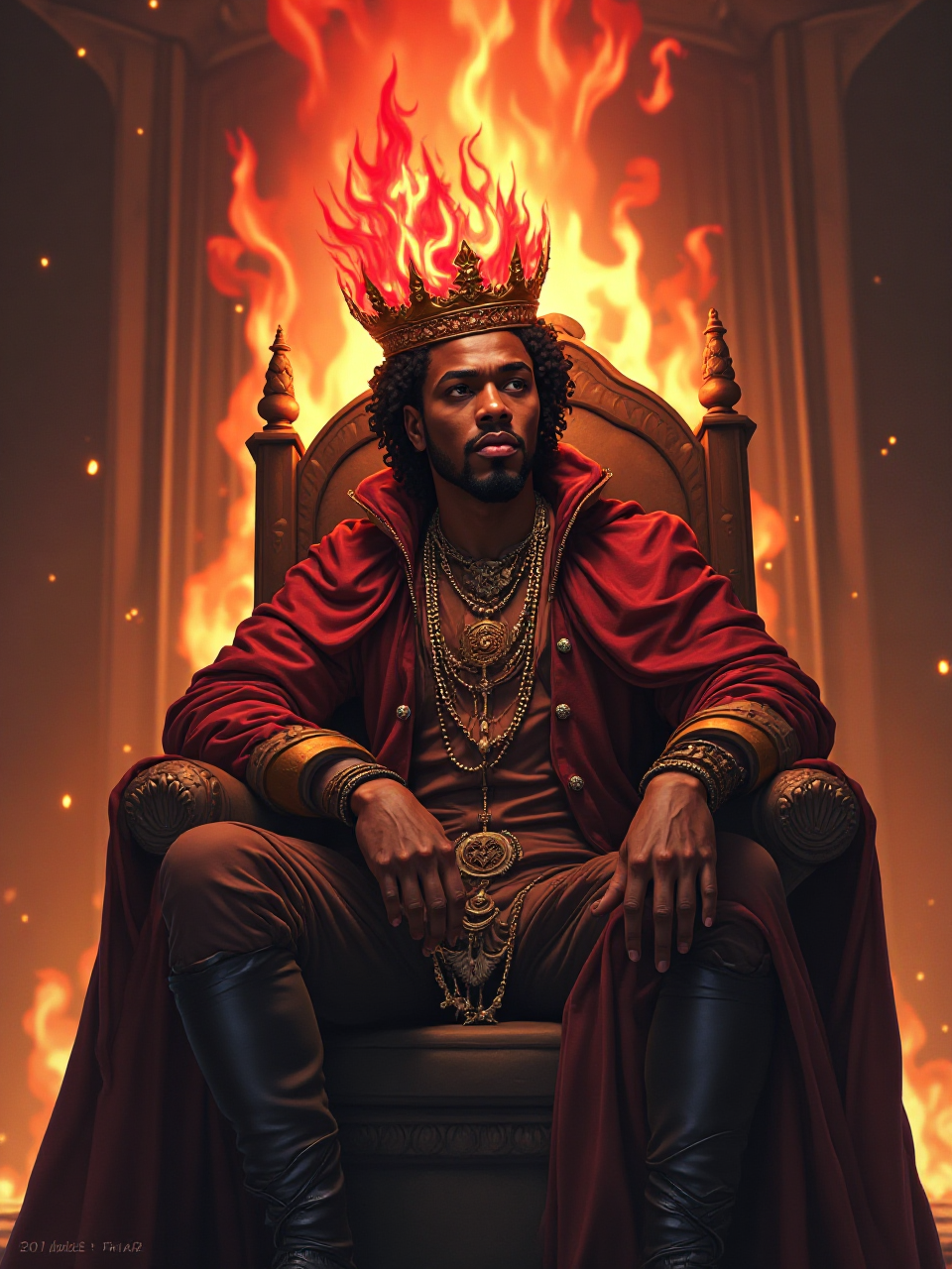 Flaming Crown Character