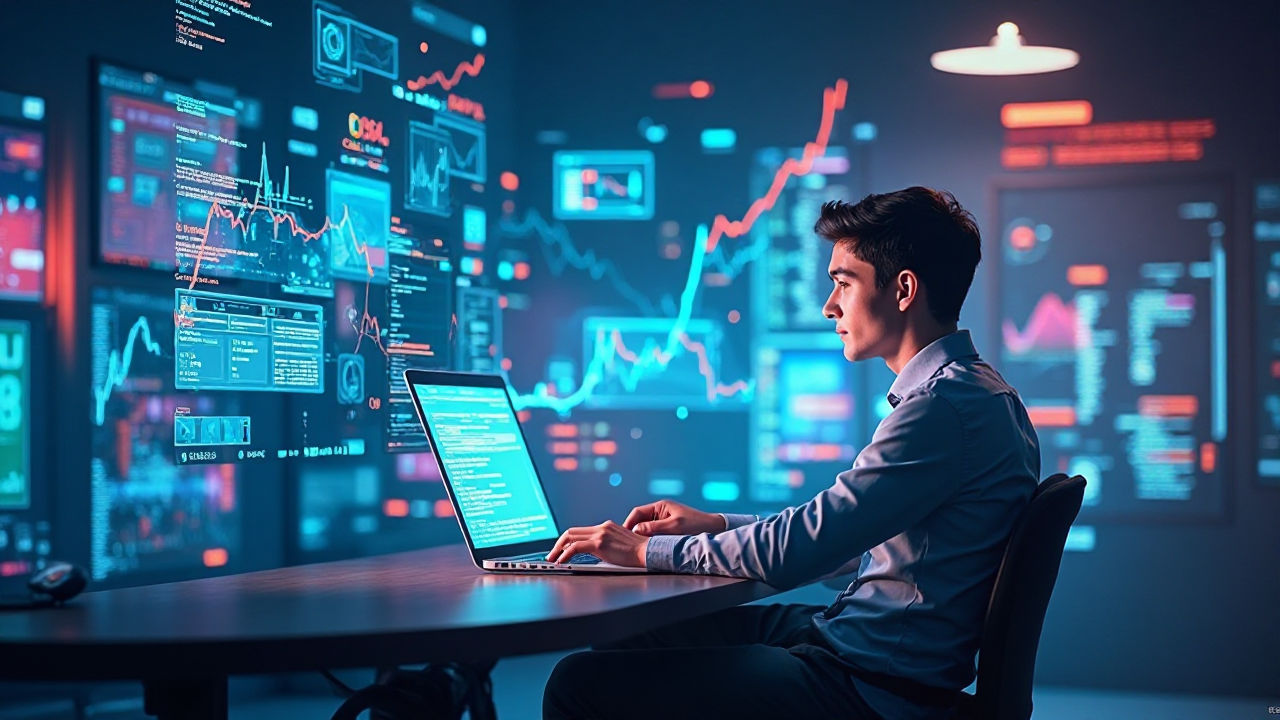 Cyberpunk Workspace