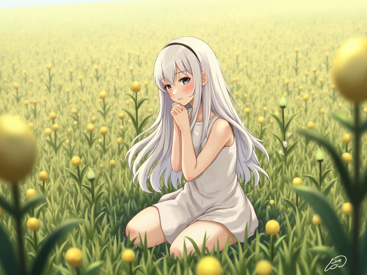 White Hair Girl