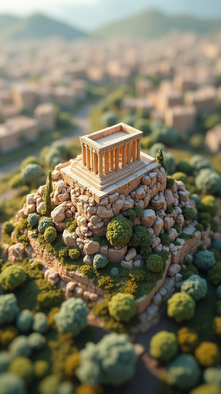 Athens Acropolis Art