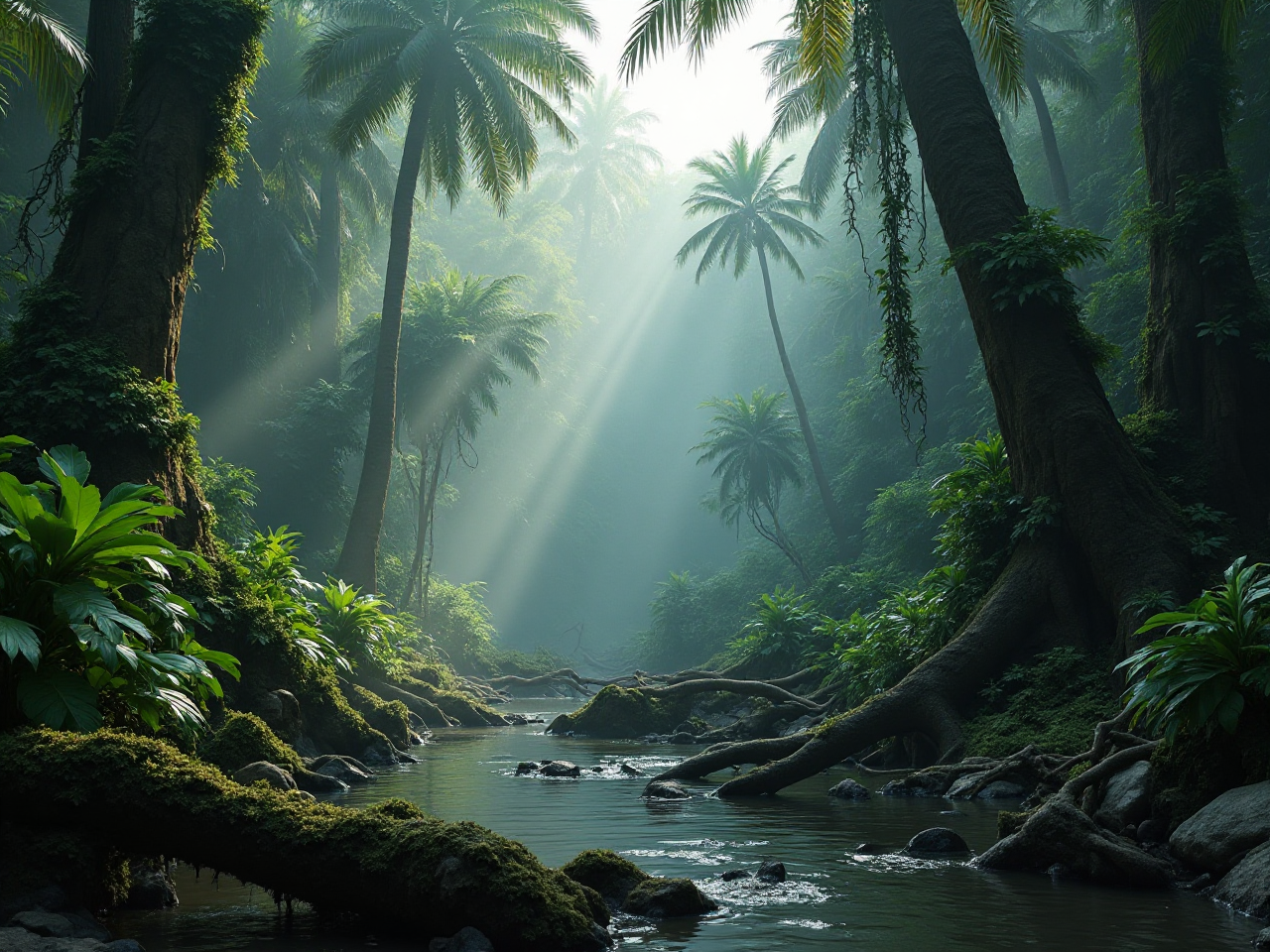 Tropical Rainforest Landscape