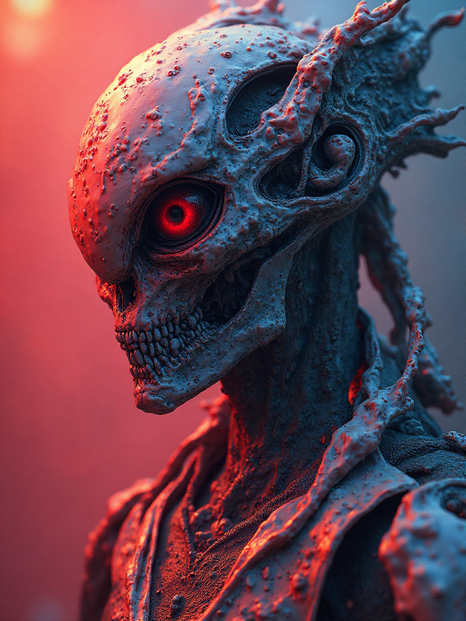 Crimson Surge Art