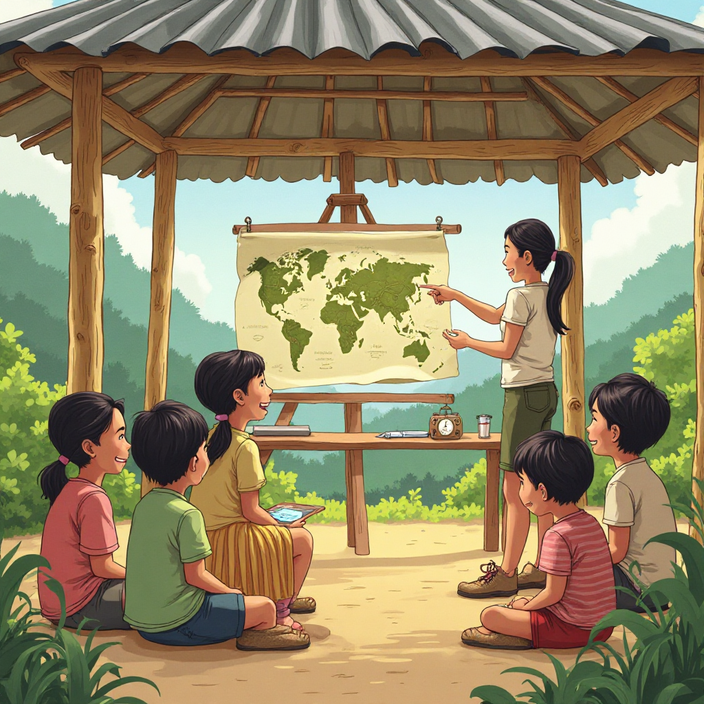 Thai Children Learning