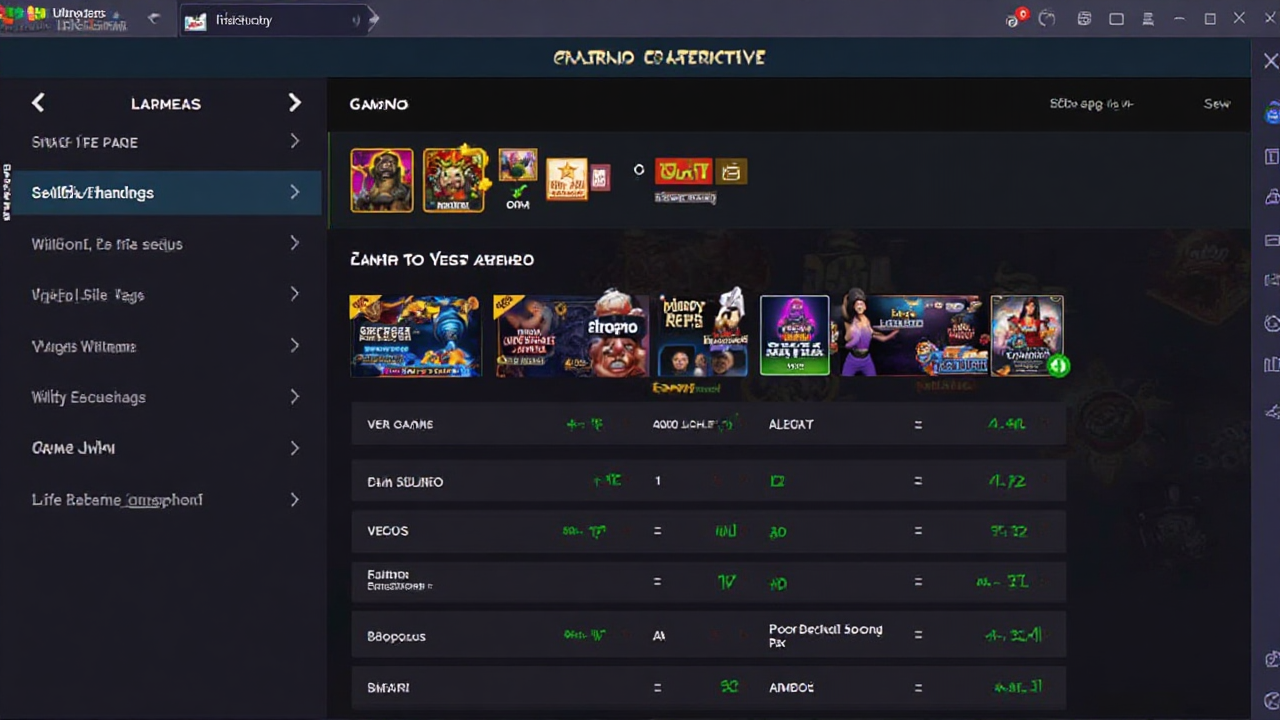 Gaming Page List