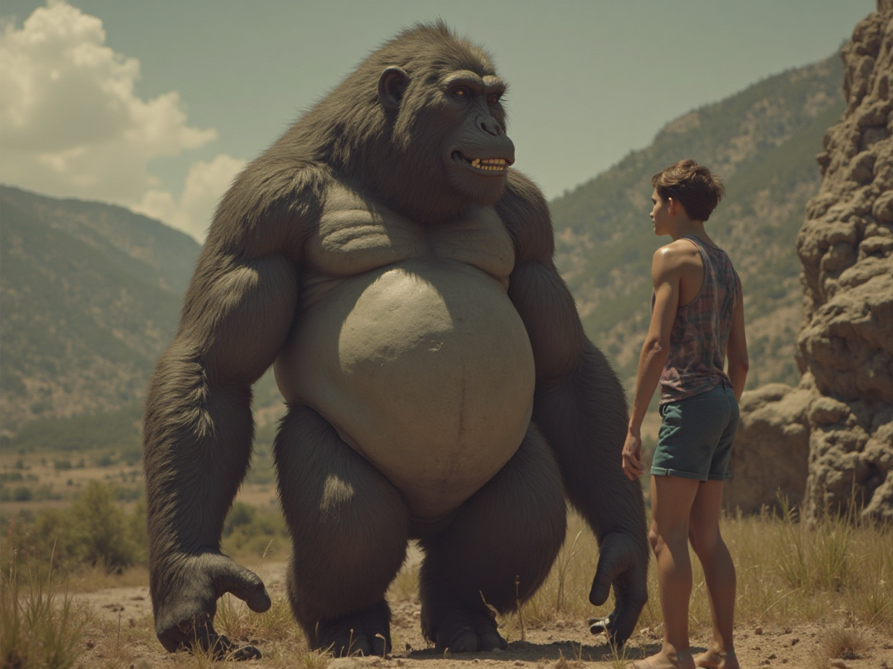 Baboon Encounter