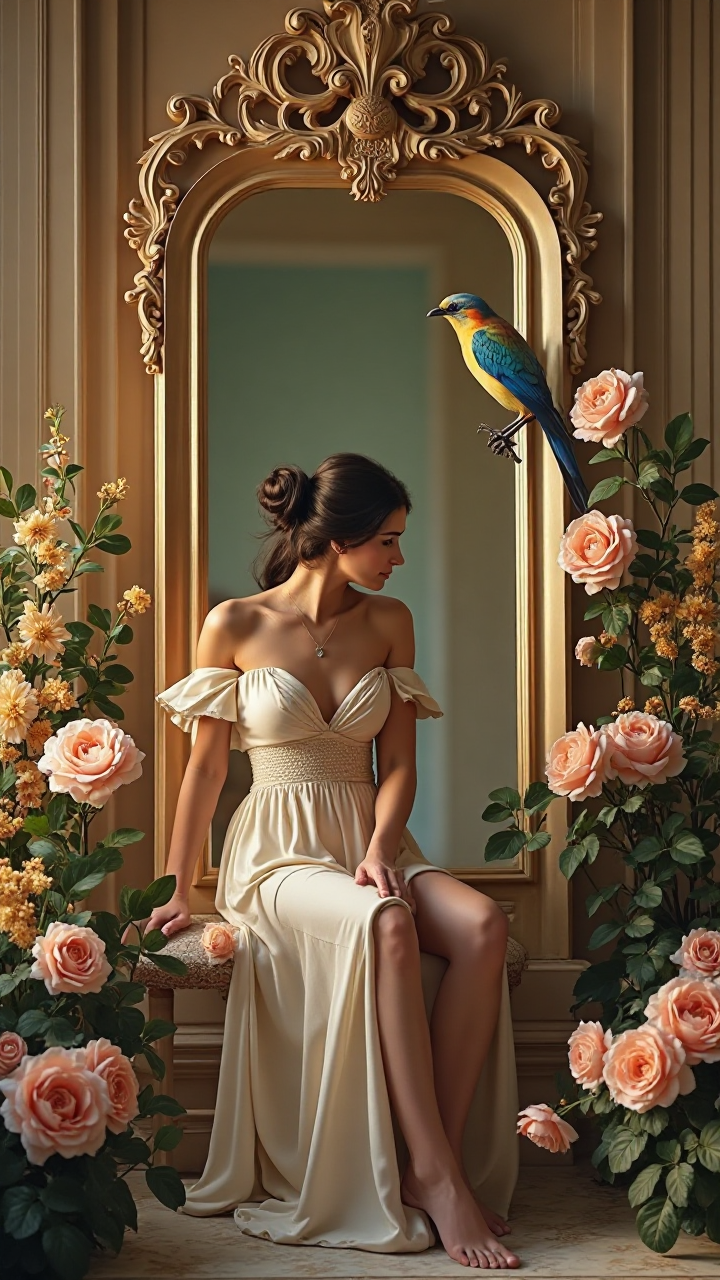 Serene Beauty Reflection