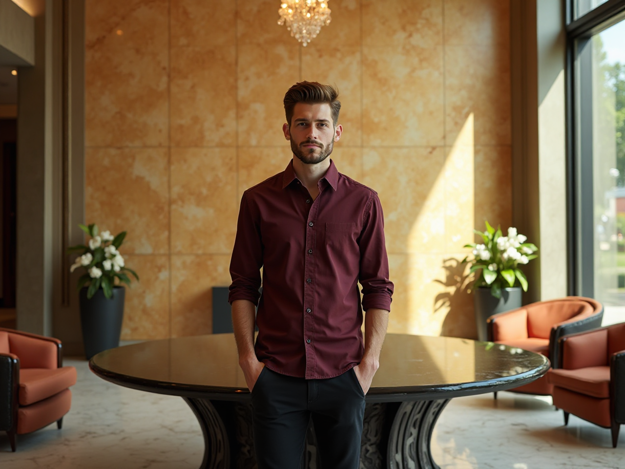 Elegant Lobby Scene