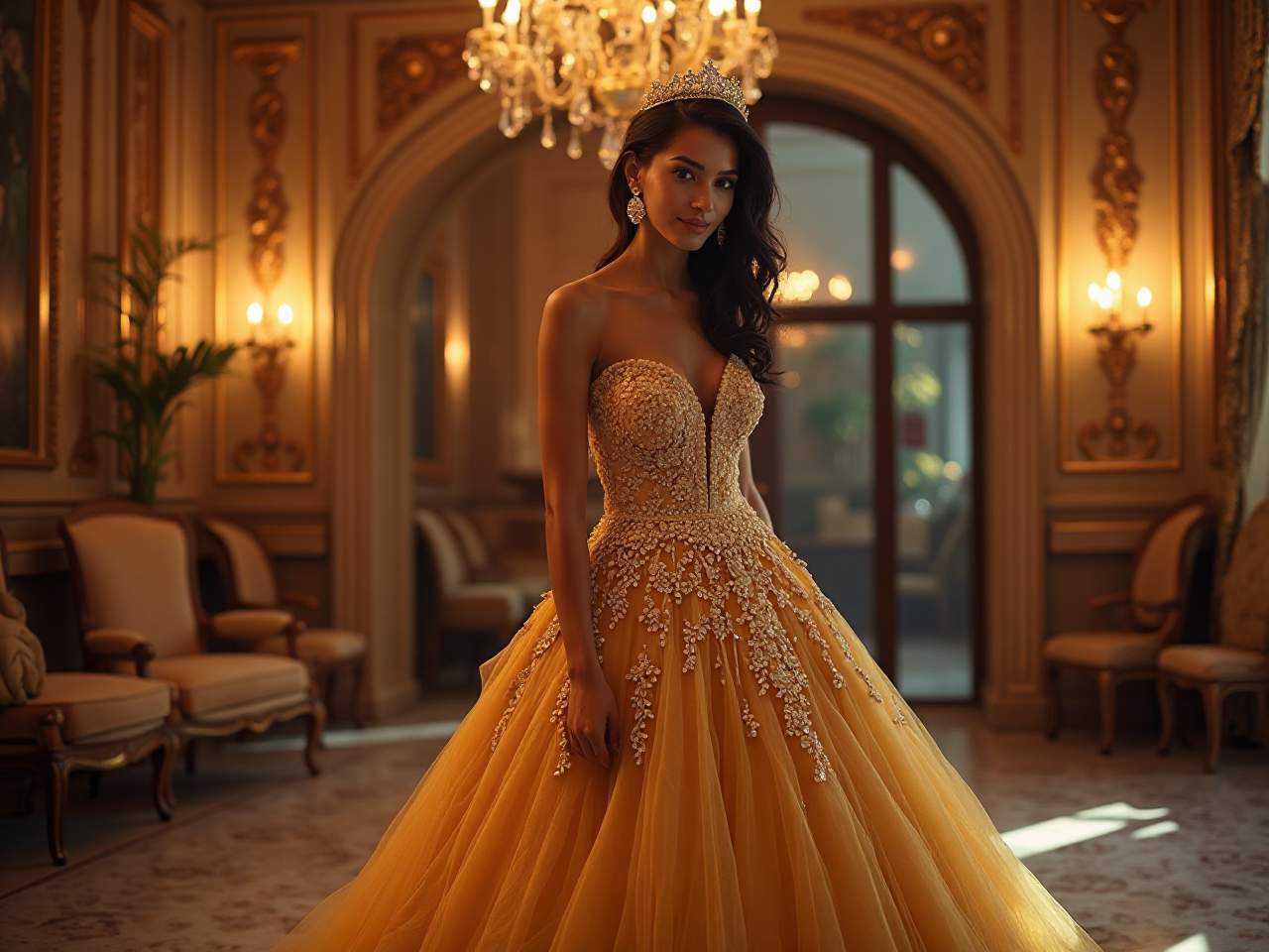 Regal Young Woman