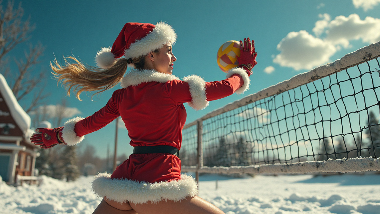 Santa Volleyball