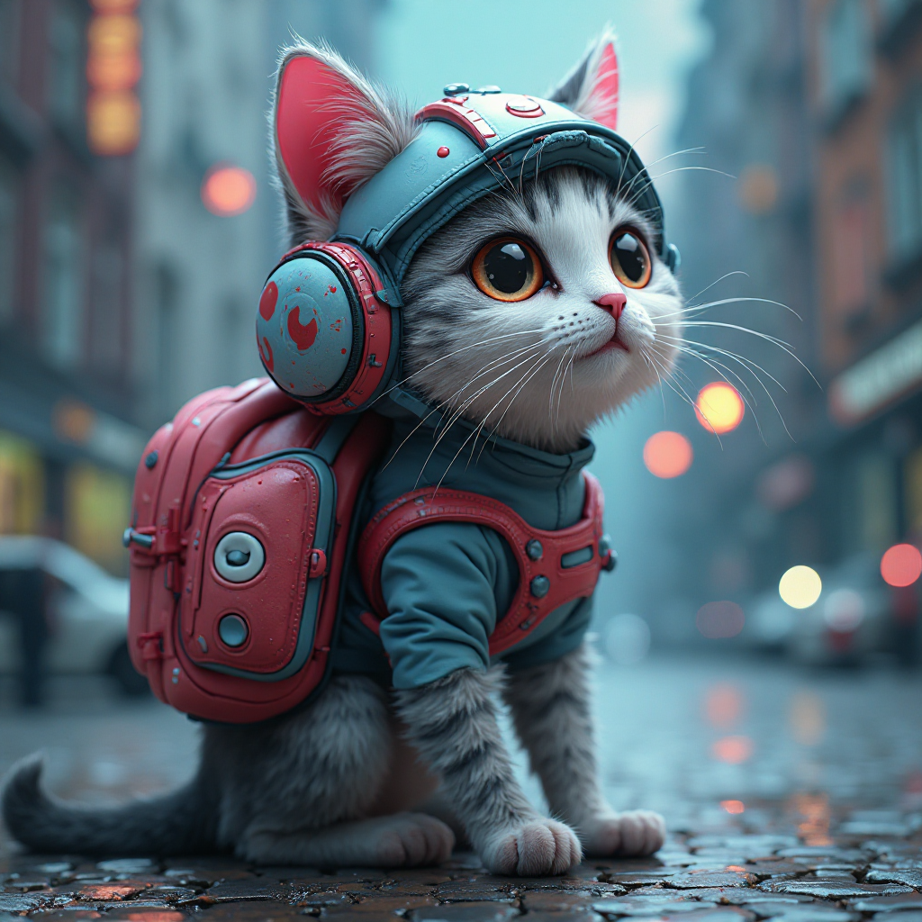 Futuristic Cat