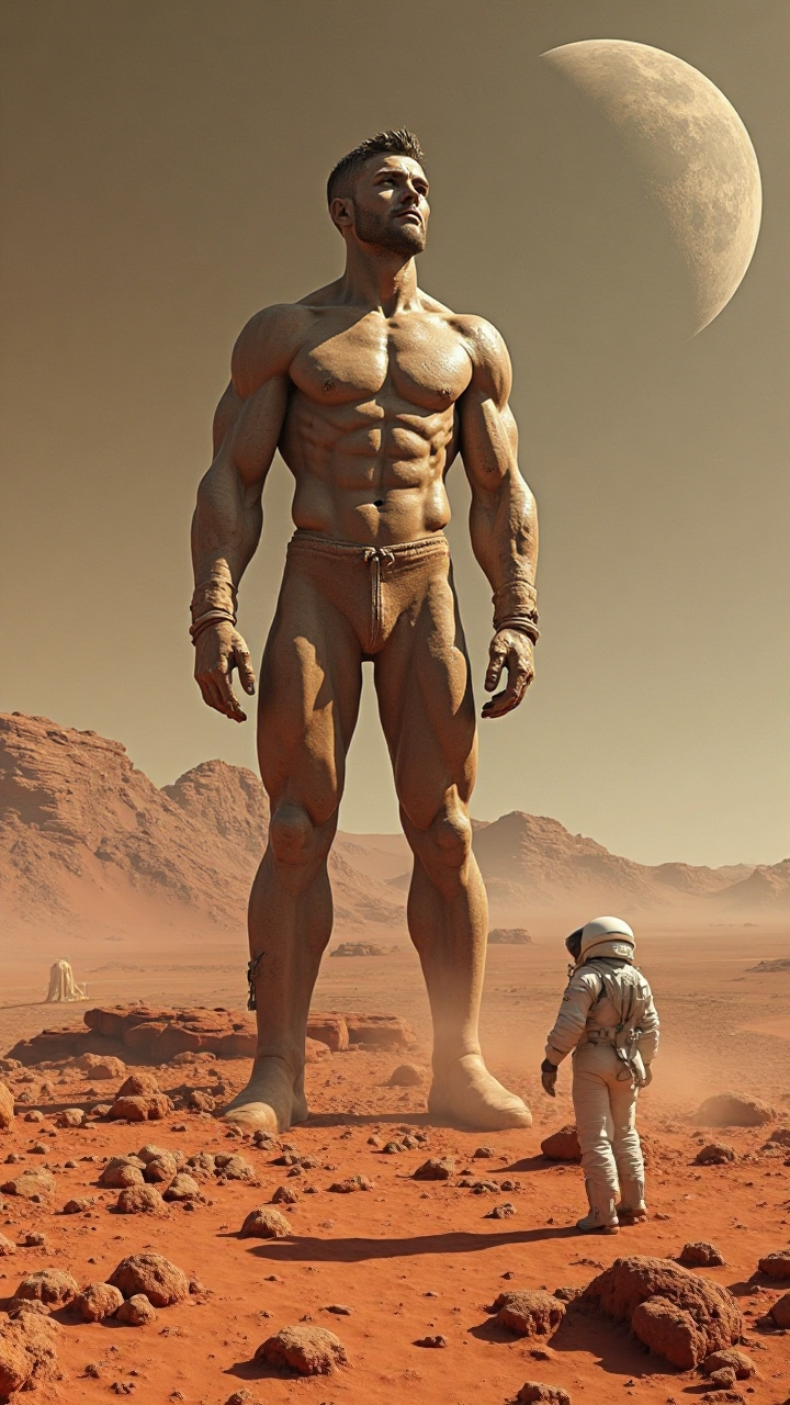 Mars Statue