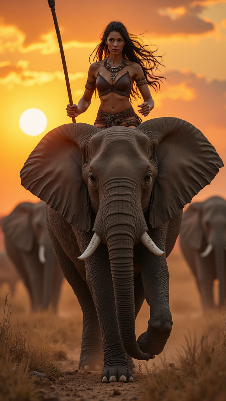 Warrior on Elephant