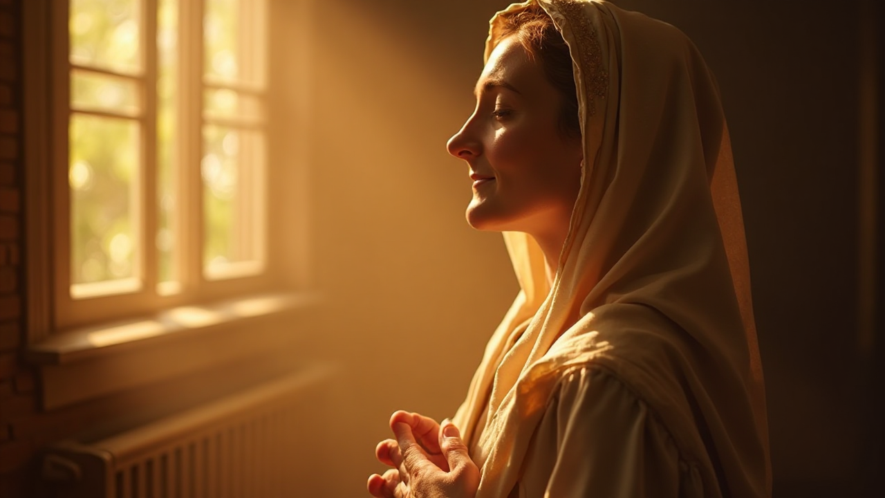 Mary's Peaceful Moment