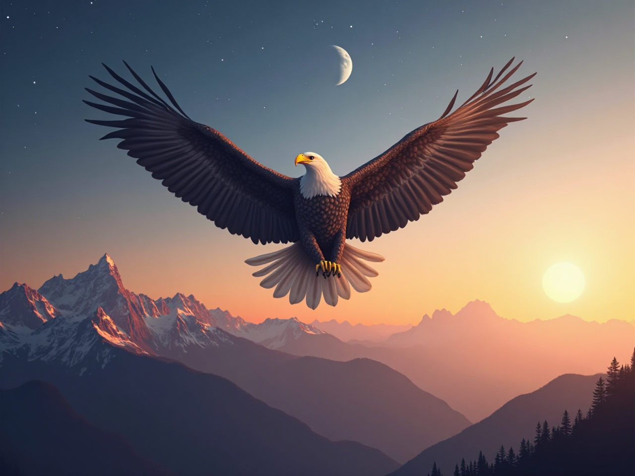 Eagle in the Sky