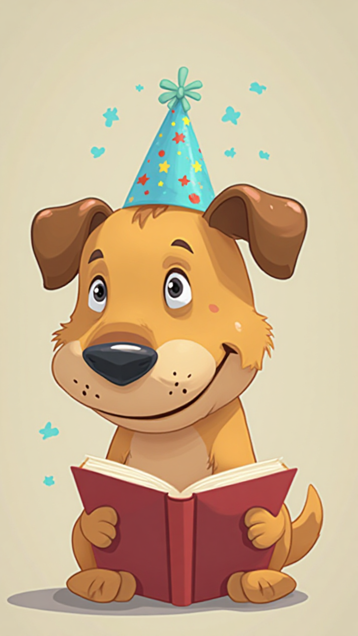Birthday Book Dog