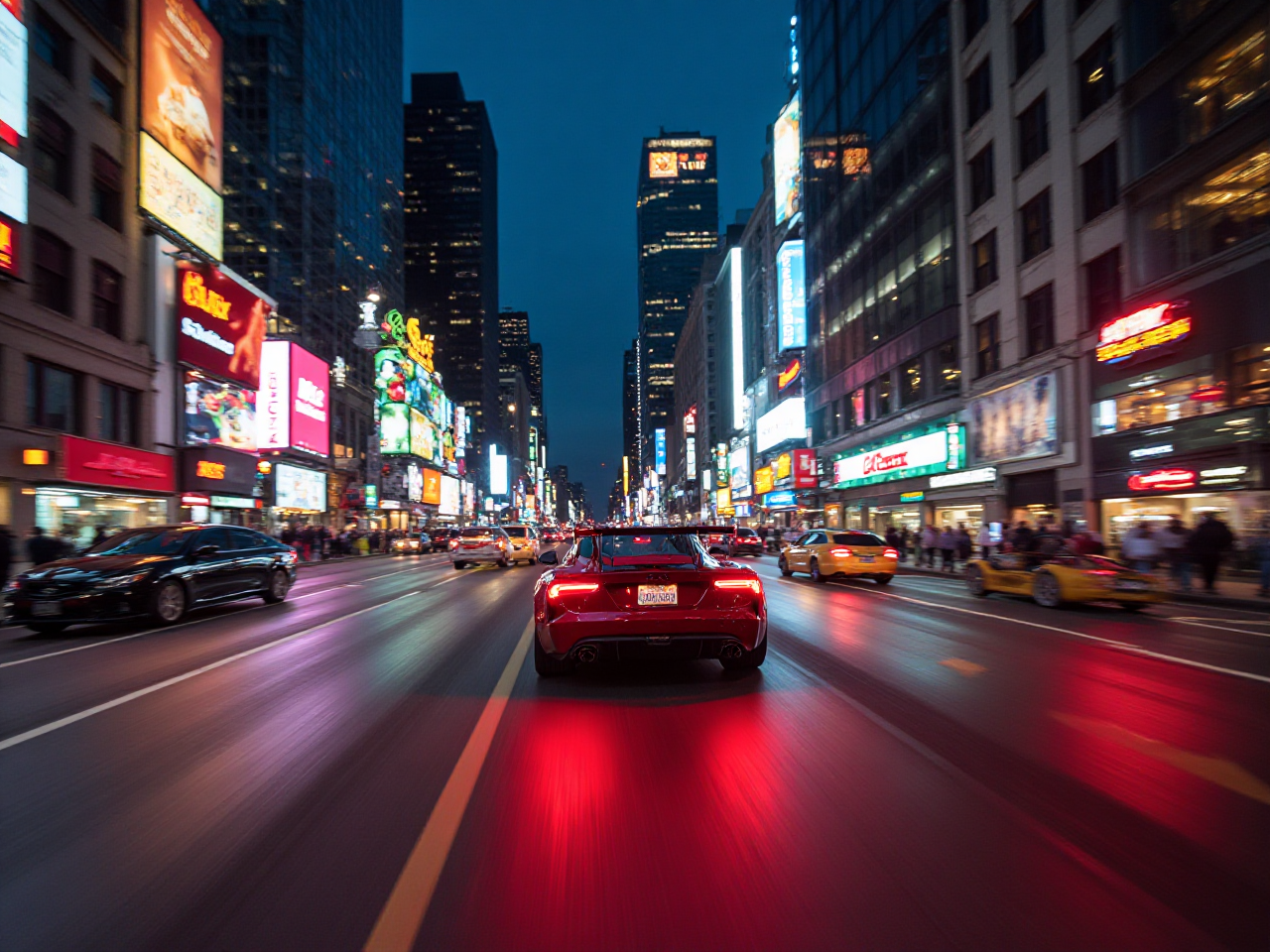 Urban Night Scene