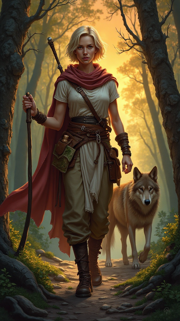Fantasy Druid Art