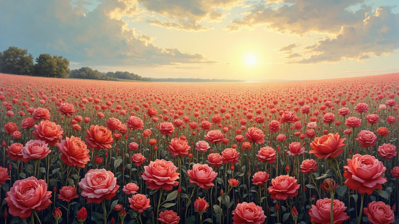 Monet Roses