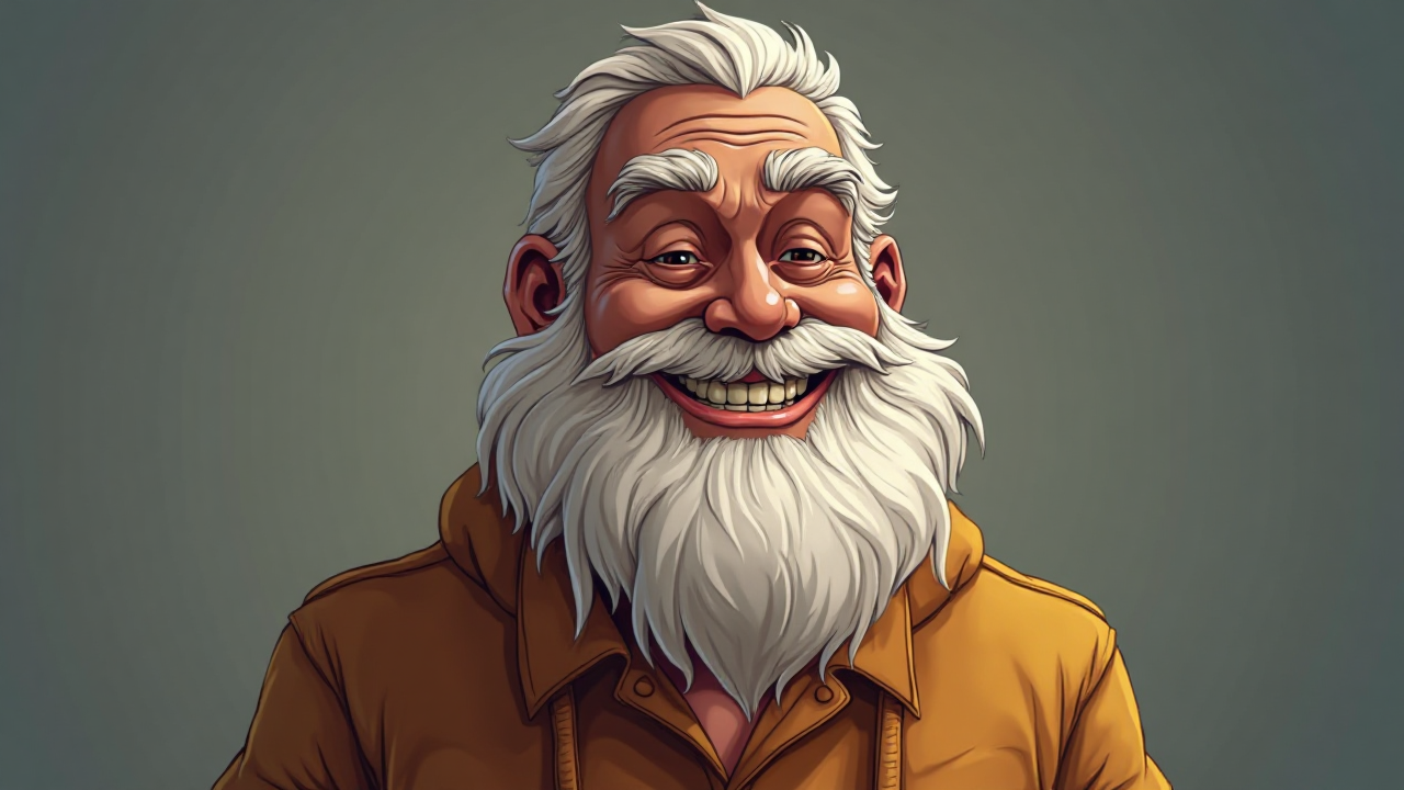 Old Man Cartoon