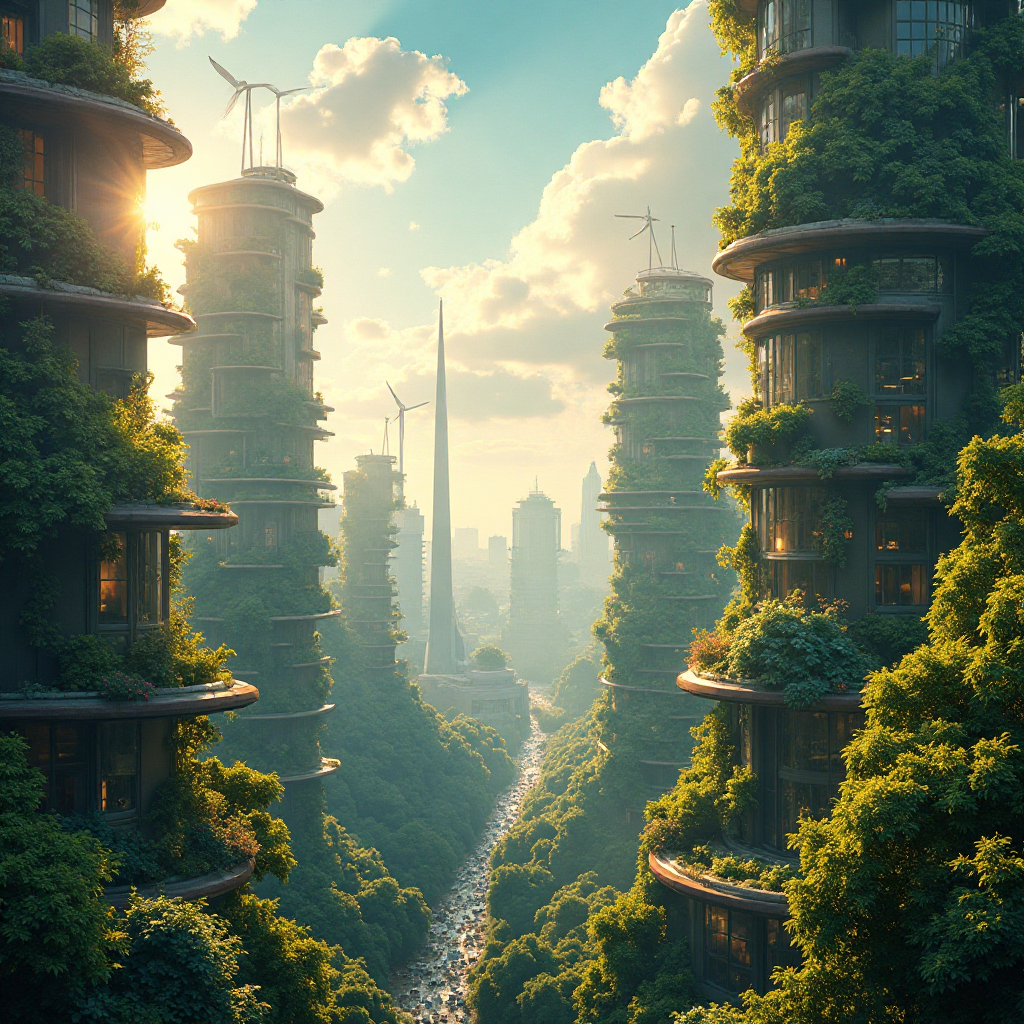 Solarpunk City