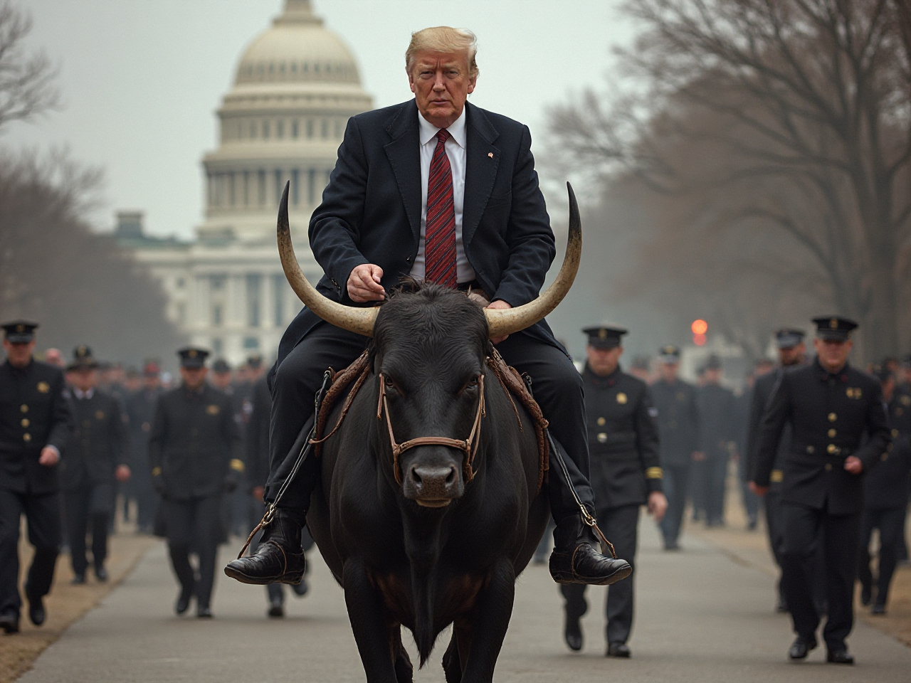 Trump Bull Ride