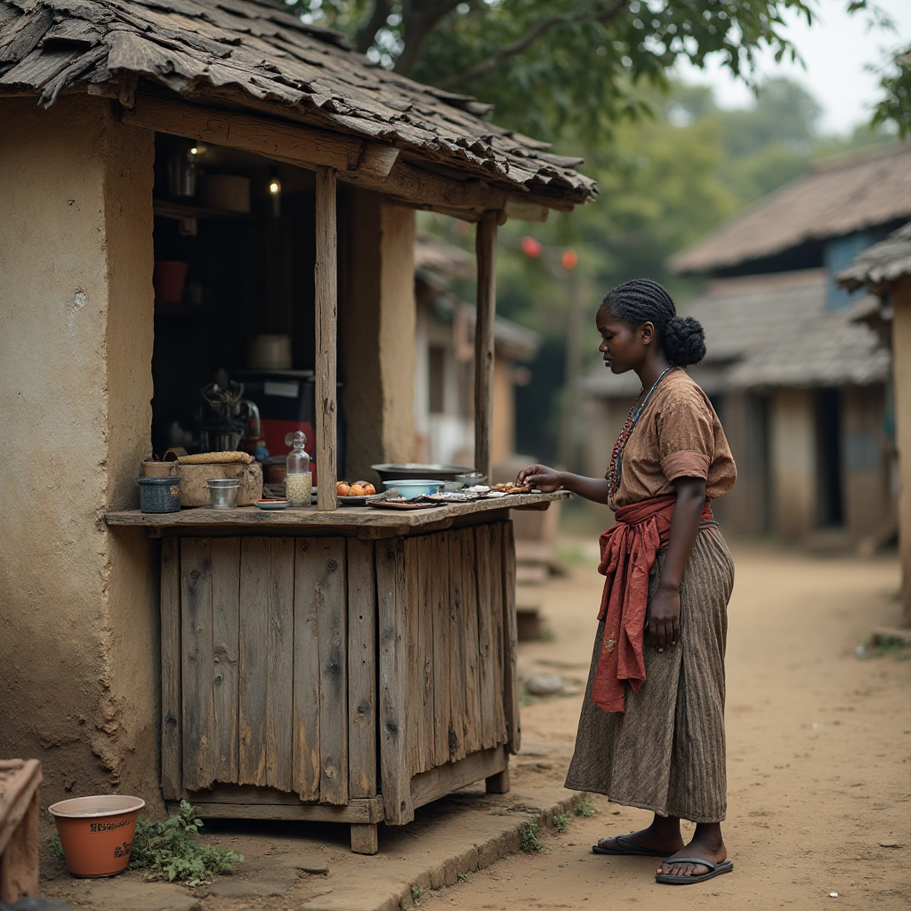 Village Kiosk Lady