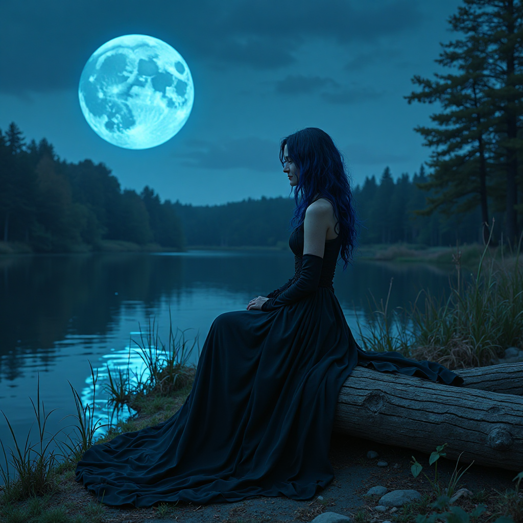 Gothic Blue Moon