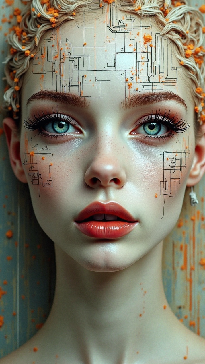 Digital Abstract Portrait