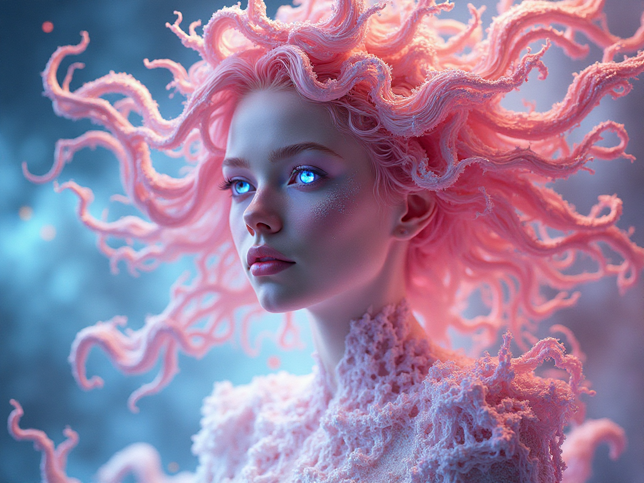 Fractal Woman Art