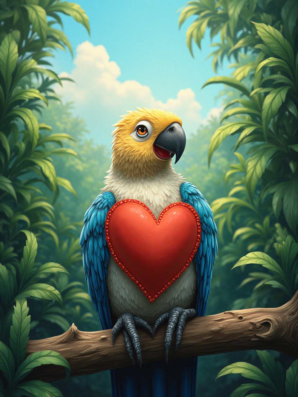 Lovely Jungle Bird
