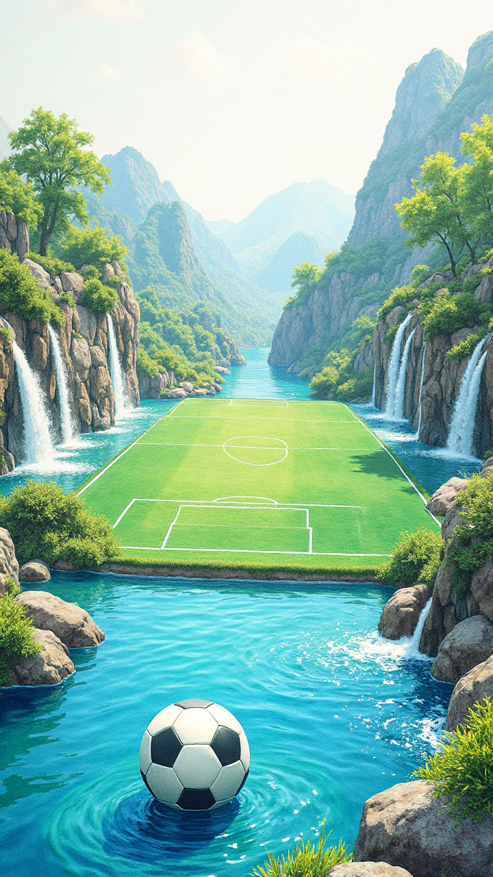 Soccer Field Art