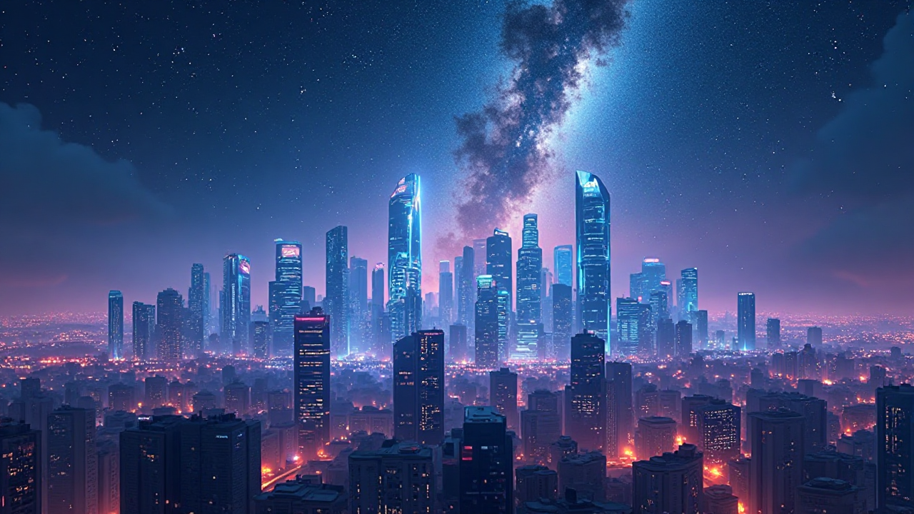Vibrant Night Sky