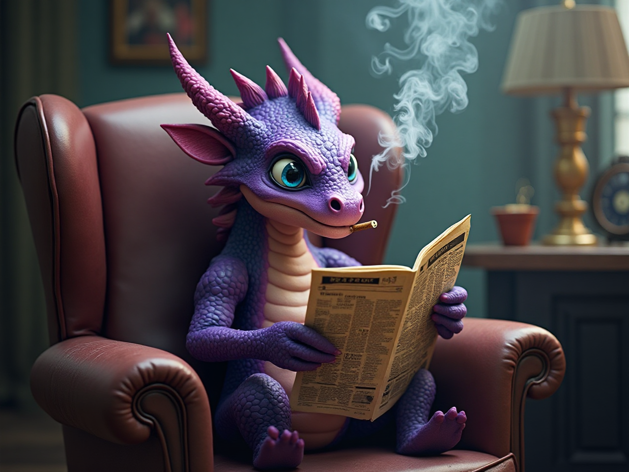 Curious Vintage Dragon