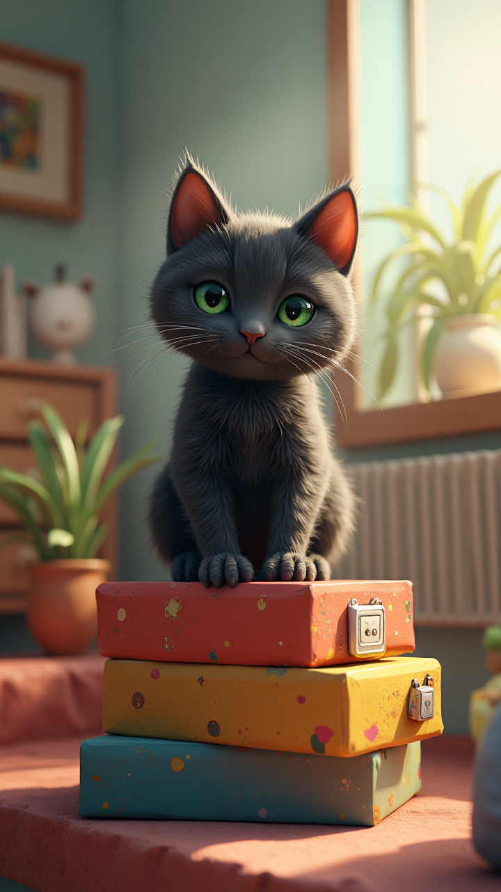 Kitten in Fantasy