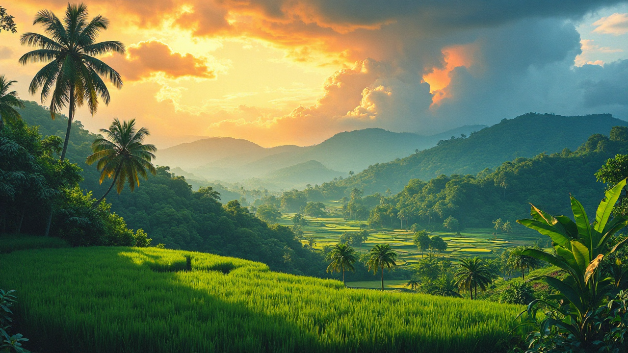 Tropical Terraces Art