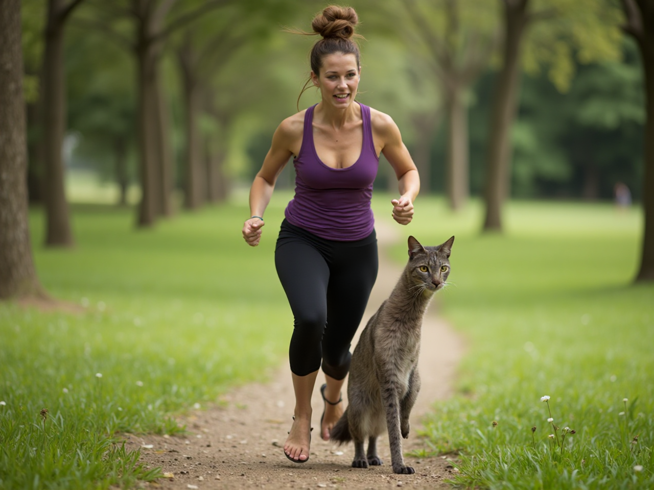 Brunette Runner