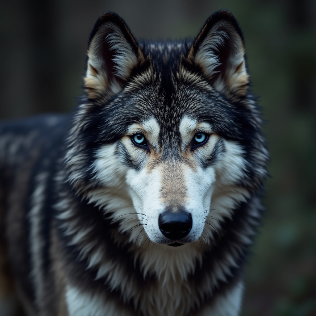 Wolf with Eyes