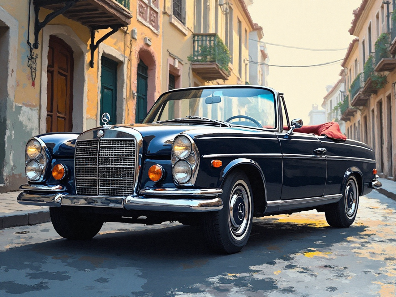Abstract Car Painting