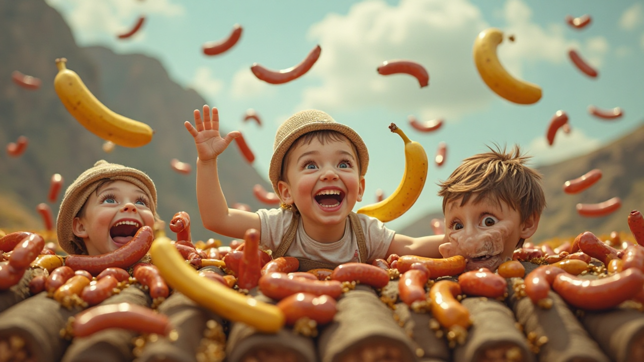 Laughing Excited Friends