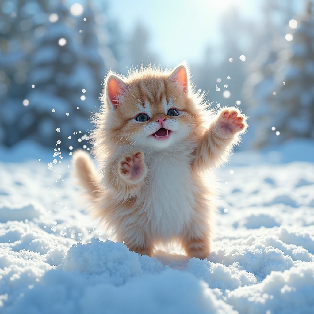 Winter Cat
