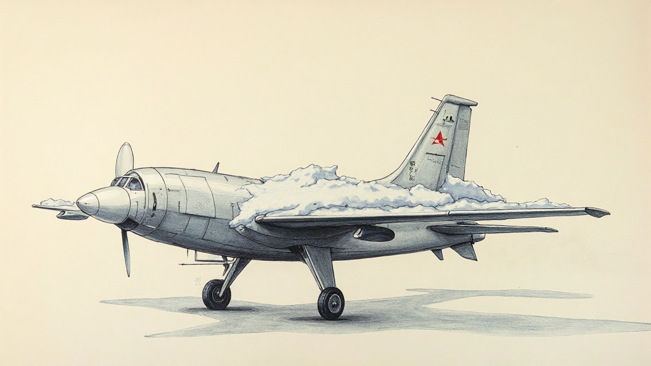 Drawing Aircraft with Ice for Strength Calculations