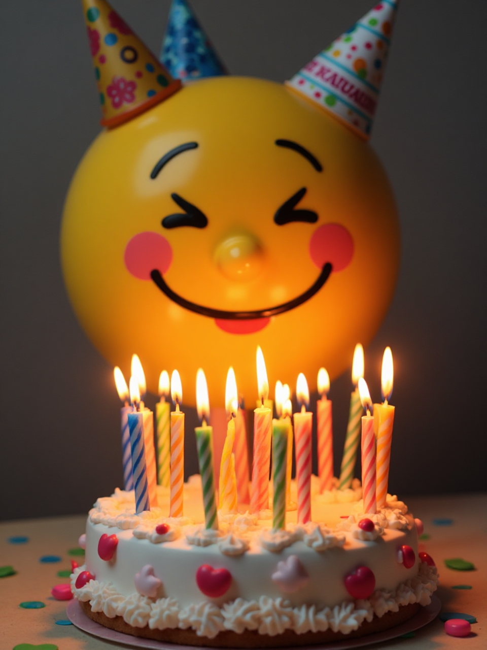 Smiley Candle