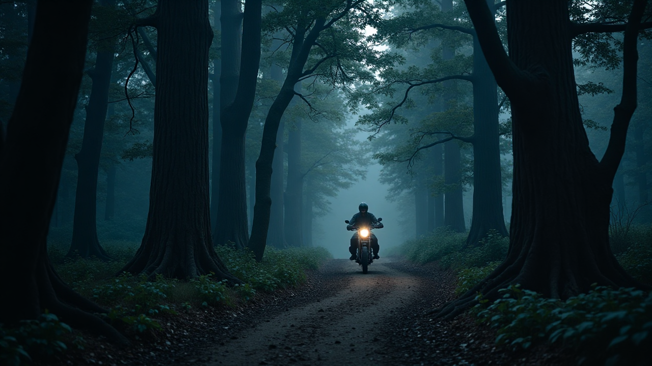 Lone Biker