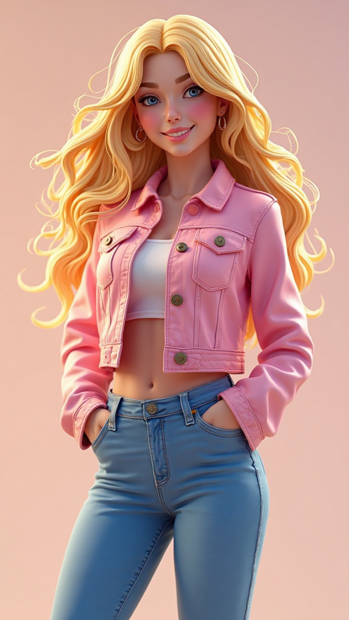 Charming Anime Portrait
