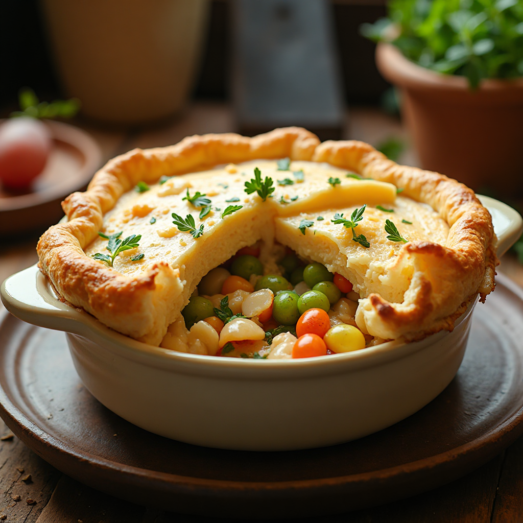 Creamy Chicken Pie